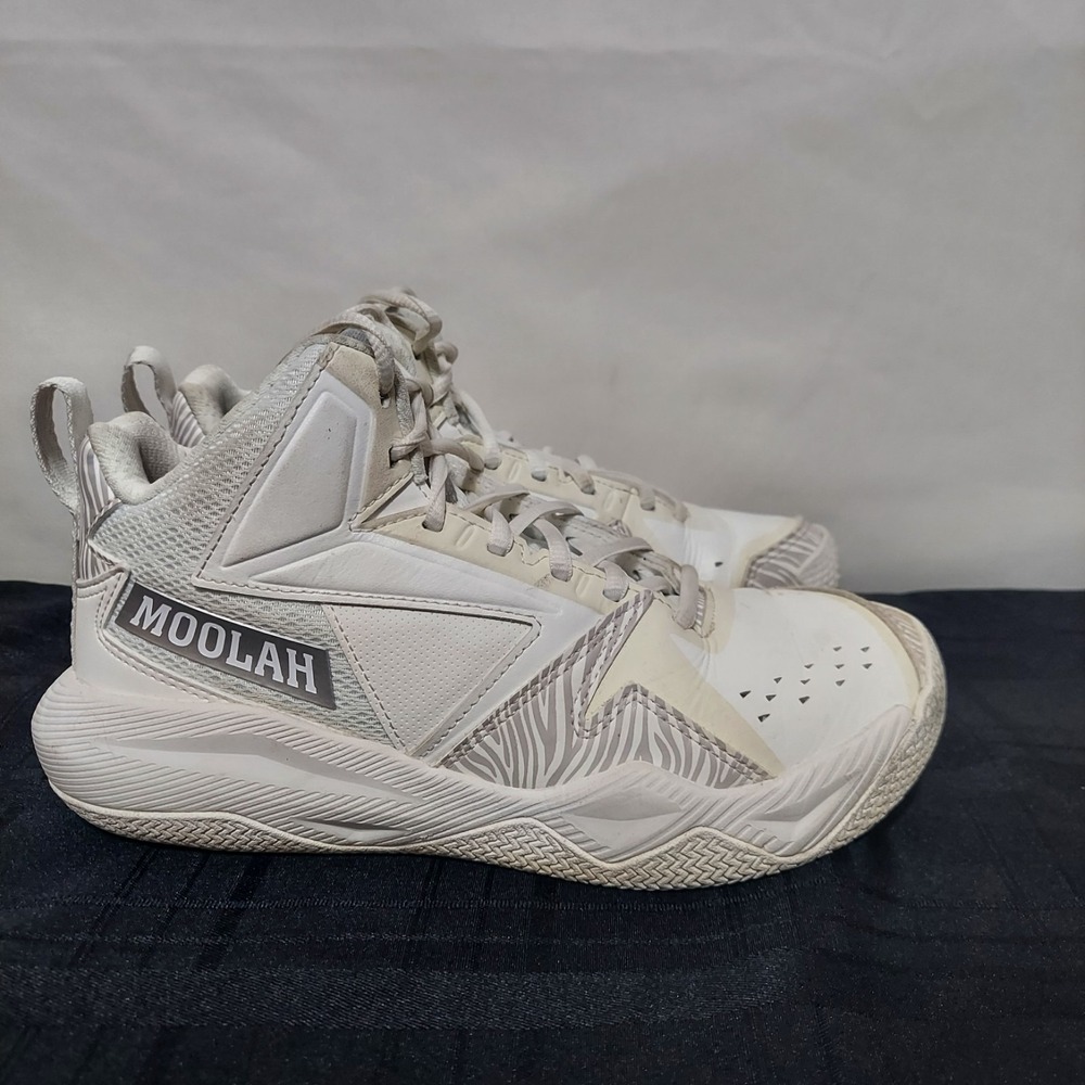 Moolah‎ Kicks Press Break White Basketball Shoes Kids Youth Size 4 213008001